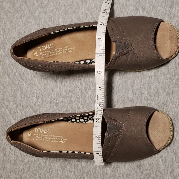 TOMS ESPADRILLES 9W brown - Picture 5 of 8